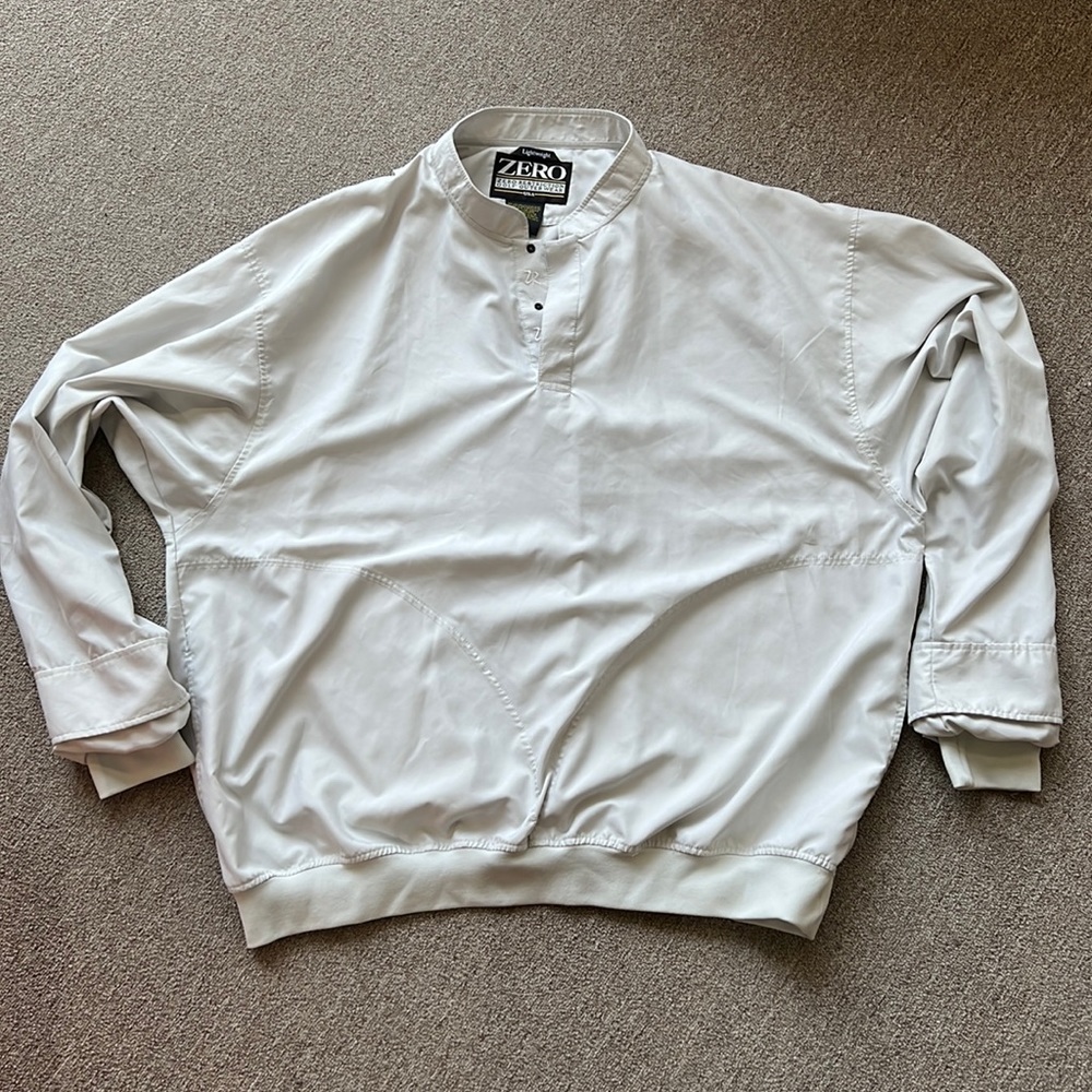 Zero Restriction Pullover Jacket Off White Size X… - image 1